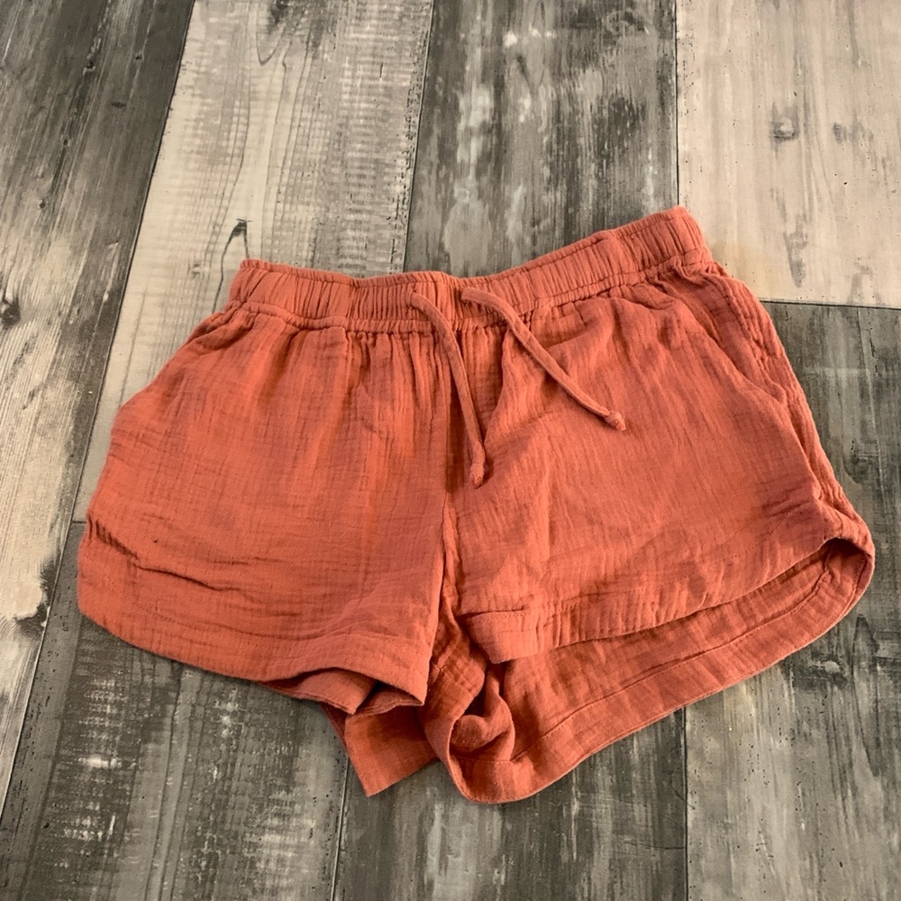 Women's Athletic Shorts in Terracotta